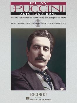 Play Puccini: 10 Arias Transcribed for Alto Saxophone & Piano (HL-50484651)