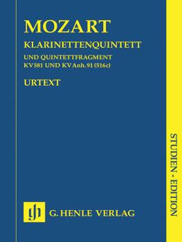 Clarinet Quintet A Major K581 and Fragment K.Anh. 91 (516c) (Study Sco (HL-51489769)