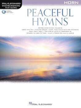Peaceful Hymns for Horn: Instrumental Play-Along (HL-00366480)