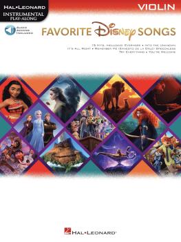 Favorite Disney Songs: Instrumental Play-Along for Violin (HL-00369123)