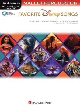 Favorite Disney Songs: Instrumental Play-Along for Mallet Percussion (HL-00369127)