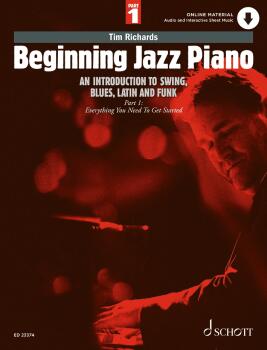 Beginning Jazz Piano: An Introduction to Swing, Blues, Latin, and Funk (HL-49046774)