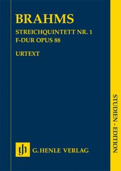 String Quintet No. 1 Op. 88 in F Major: in F Major Study Score (HL-51487482)