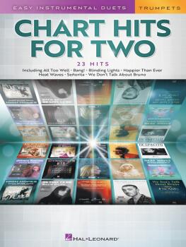 Chart Hits for Two: Easy Instrumental Duets for Two - Trumpet Edition (HL-00664580)