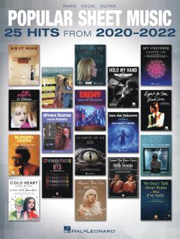Popular Sheet Music: 25 Hits from 2020-2022 (HL-01174075)