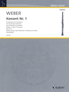 Carl Maria von Weber - Concerto No. 1 in F minor, WeV N. 11: Clarinet  (HL-49019116)