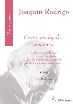 Cuatro Madrigales Amatorios (for High Voice and Piano) (HL-49046981)