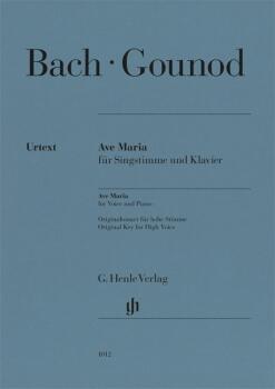Ave Maria (Johann Sebastian Bach) (for Voice and Piano) (HL-51481012)