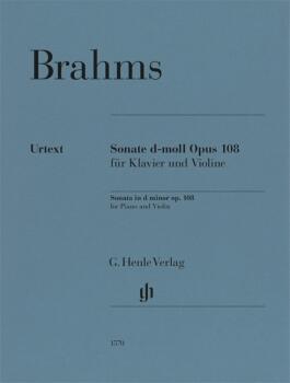 Violin Sonata D Minor Op 108 (for Violin and Piano) (HL-51481570)